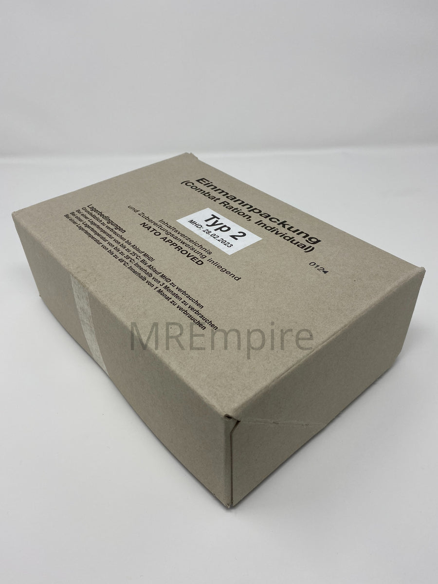 German Einmannpackung EPA boxed ration